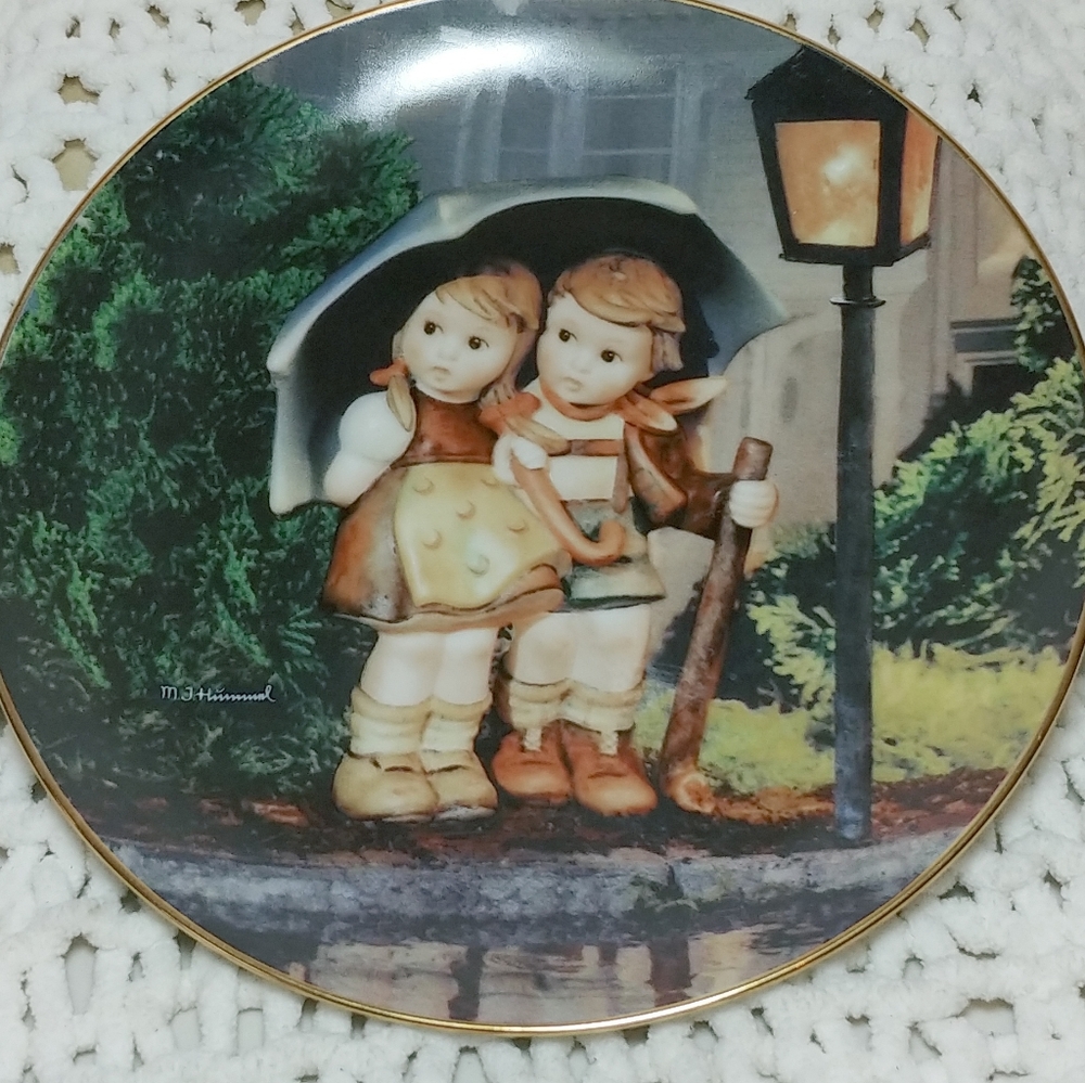 M.J. Hummel "Stormy Weather" Limited Edition Plate
